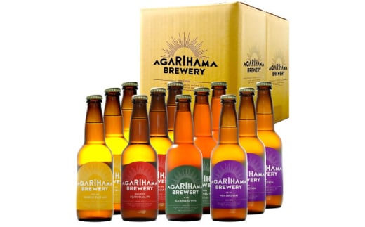 クラフトビール AGARIHAMA BREWERY 定番4種飲み比べ12本セット【1550874】 1533118 - 沖縄県与那原町