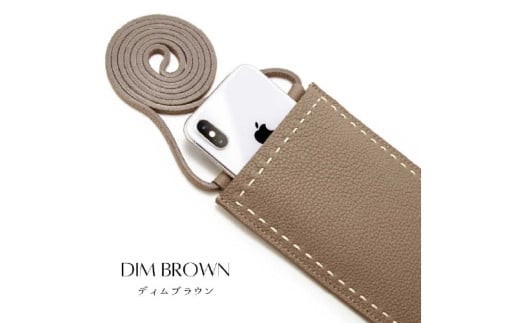 SPUR(シュプｰル)/本革マルチポシェット (DIM BROWN)