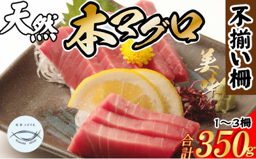 【訳あり】 天然本まぐろ不揃い柵 合計350ｇ たっぷり 堪能 まぐろ マグロ 鮪 本マグロ 本まぐろ 天然 魚 海鮮 魚介 父の日