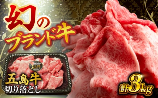 五島牛の切り落とし 3kｇ 国産牛 牛肉 ブランド牛 牛 五島市/株式会社 Factory [PFN017] 1537409 - 長崎県五島市