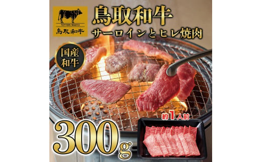 鳥取和牛サーロインとヒレ焼肉　サーロイン200g、ヒレ100g  1318 1536361 - 鳥取県琴浦町