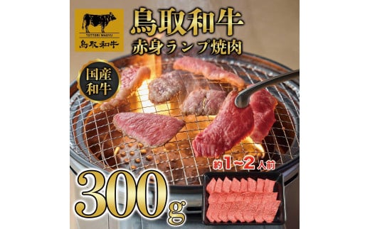 鳥取和牛赤身ランプ焼肉 300g  1438 1536381 - 鳥取県琴浦町