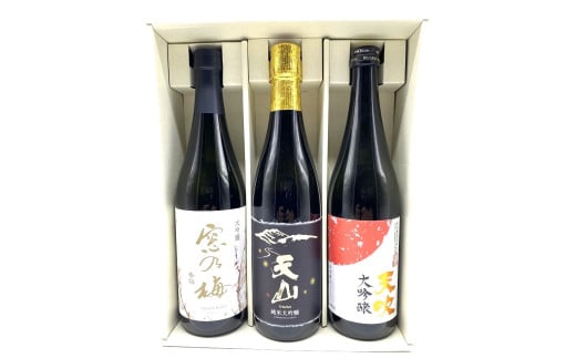 [セット]佐賀の大吟醸3本セット750ml×3本(天山、佐嘉、天吹)