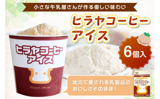 ヒラヤコーヒーアイス6個セット　HG00005