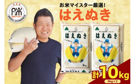 《 新米 》【 令和6年産 新米 】 はえぬき 計 10kg ( 5kg × 2袋 ) 2024年産  おうちごはん応援米 2024年産 精米 米 白米 ブランド米 お米マイスター 山形県 米沢市 送料無料 1321126 - 山形県米沢市