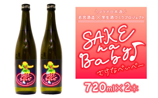 日本酒 SAKE na Baby 720ml×2本【 日本酒 酒 若宮酒造 贈り物 国産 プレゼント ギフト 贈答 こだわり 特産品 オリジナル 綾部 京都 】 1461870 - 京都府綾部市