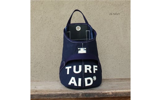 木の庄帆布 [CLUBER BASE クラバーベース]CLUBER BASE “TURF AID“ BAターフエイドバッグ/砂袋/目土袋(ネイビー)