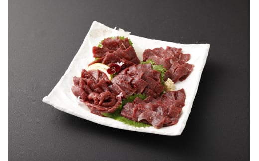 【フジチク ふじ馬刺し】カット不要！切れてる馬刺し！50g×8人前 合計400g 赤身 馬肉 スライス 馬刺し 熊本県 1541620 - 熊本県水俣市