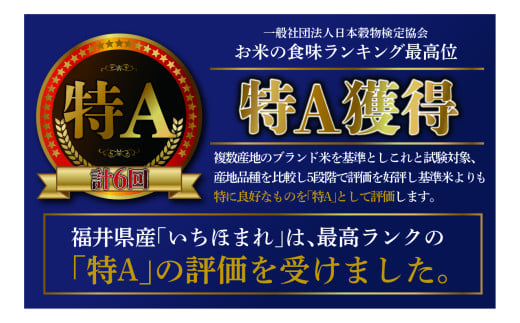 福井県永平寺町のふるさと納税 令和6年度産 福井県産新ブランド米 いちほまれ 10kg（5kg×2袋） [B-002027]