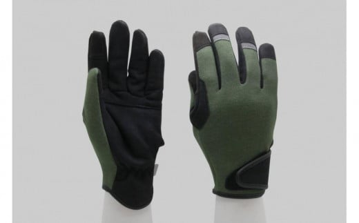 アウトドア×防災 Wearable Protector Glove (サイズM×グリーン) 596971 - 香川県さぬき市