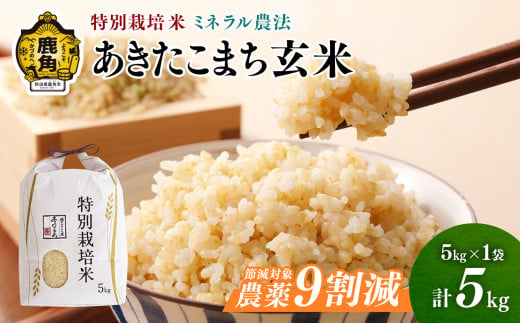 令和6年産 特別栽培米 ミネラル農法 単一原料米「あきたこまち」玄米 5kg【こだて農園】●2024年10月下旬発送開始 米 お米 こめ コメ お中元 お歳暮 グルメ ギフト 故郷 秋田県 秋田 あきた 鹿角市 鹿角 送料無料 産地直送 農家直送 1128482 - 秋田県鹿角市