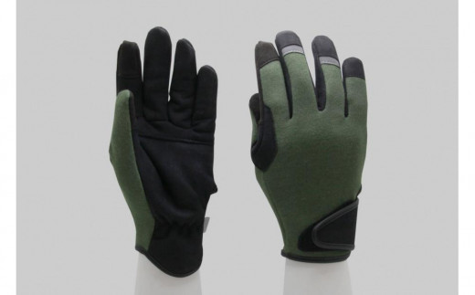 アウトドア×防災 Wearable Protector Glove (サイズL×グリーン) 596974 - 香川県さぬき市