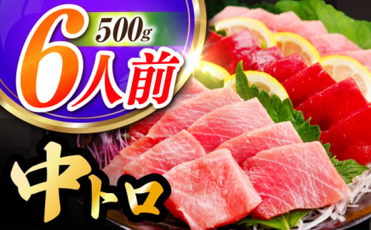 長崎県産 本マグロ「中トロ」(約500g) 中とろ マグロ まぐろ 鮪 マグロ刺身 ブロック トロ 刺身 さしみ 刺し身 冷凍 東彼杵町/大村湾漁業協同組合  [BAK036] 1545610 - 長崎県東彼杵町