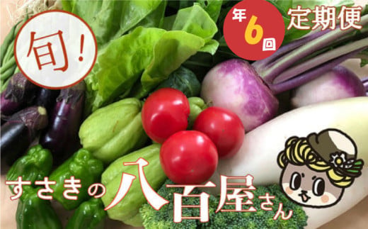 定期便 6回 旬 野菜 詰め合わせ セット 7 ～ 8品 数量限定 限定 セット やさい 送料無料 頒布会 ほうれん草 ブロッコリー ニンジン 人参 じゃがいも 白菜 キャベツ 小松菜 ピーマン ししとう タマネギ オクラ なす ネギ さつまいも 里芋 にんにく きゅうり しょうが 生姜  NK12000 1554683 - 高知県須崎市