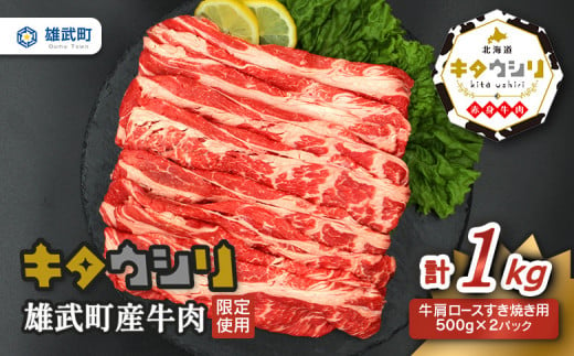 雄武産牛肉セット(冷凍)牛肩ロース肉500g×2【0911701】 683974 - 北海道雄武町