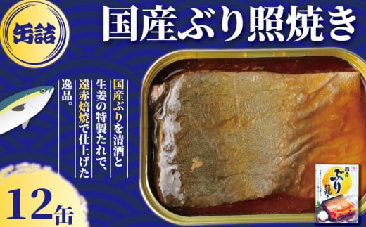 国産 ぶり 照焼き缶詰 12缶 ぶり 鰤 照焼 照り焼き テリヤキ 魚 国産 缶 海産物 魚缶詰 備蓄品 保存食 簡単缶詰 長期保存 常温保存 缶詰 備蓄缶詰 防災 非常食 ローリングストック キャンプ アウトドア お取り寄せ グルメ 大容量 おかず 朝食 昼食 夕食 おつまみ 酒 のお供 アレンジレシピ セット ギフト 贈答 贈り物 プレゼント 食品 送料無料 千葉県 銚子市 田原缶詰 1451088 - 千葉県銚子市