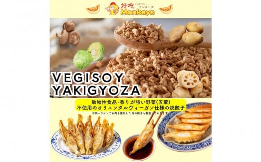 餃子・焼餃子・VEGISOY YAKIGYOZA 50個【冷凍品】