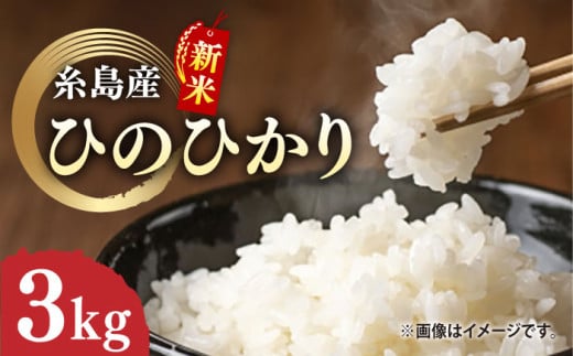 ＼令和6年産新米／糸島産 ひのひかり 3kg 糸島市 / 糸島ファーム青空 [ASM002] 白米 ヒノヒカリ 939302 - 福岡県糸島市