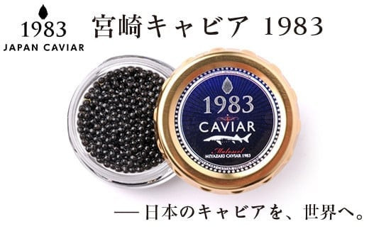 宮崎キャビア MIYAZAKI CAVIAR 1983  20g 国産「ジャパン キャビア」＜4-16＞ 1400693 - 宮崎県西都市