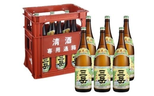 鹿児島県屋久島町のふるさと納税 三岳1.8L 6本セット（プラスチックケース）【焼酎 芋焼酎 本格焼酎 本格芋焼酎 お酒 地酒 芋 さつまいも お取り寄せ 人気 おすすめ 鹿児島県 屋久島町 HD40】