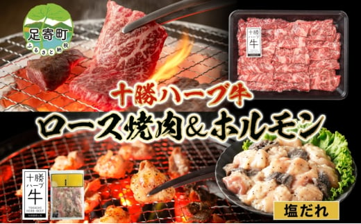 北海道 十勝ハーブ牛 ロース焼肉 味付けホルモン 焼肉セット 各1パック ロース ホルモン ギアラ センマイ 国産 国産牛 ハーブ牛 牛肉 牛 お肉 肉 BBQ 鍋 焼肉 肉料理 冷凍 ギフト 贈答 プレゼント お取り寄せ 送料無料 足寄 十勝 within2024 年内お届け可能 1552716 - 北海道足寄町