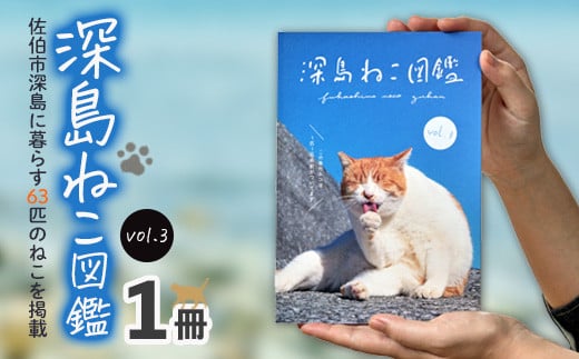 深島ねこ図鑑vol.3 (1冊) 猫 ねこ 写真集 本 雑誌 書籍 深島 猫の島 グッズ 大分県 佐伯市 【HD238】【さいき本舗 城下堂】 1551740 - 大分県佐伯市