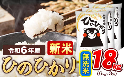 令和6年産 新米 早期先行予約受付中 無洗米 ひのひかり 18kg 《11月-12月より出荷予定》令和6年産 熊本県産 ふるさと納税 精米 ひの 米 こめ ふるさとのうぜい ヒノヒカリ コメ お米 おこめ 1553895 - 熊本県津奈木町