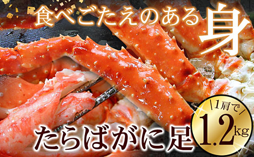F-56008 たらばがに1.2kg×1肩 265036 - 北海道根室市