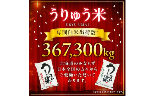 北海道雨竜町のふるさと納税 令和6年産 うりゅう米 ゆめぴりか 無洗米 10kg（5kg×2袋） お米 米 ごはん ご飯 特A 新米 単一原料米 お弁当 国産 人気 おすすめ kome 年内発送 雨竜町