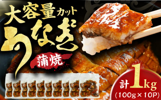 中国産ニホンウナギ　大容量刻み鰻個食パック 計1kg（100g×10P） 広川町 / イールファクトリー株式会社 [AFBS001]