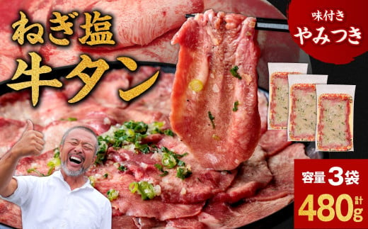 ねぎ塩牛タン 480g 焼肉工房もく 9-018 1540696 - 奈良県奈良市