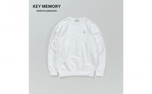 《1》【KEYMEMORY 鎌倉】KEY MEMORYスウェットaw24 WHITE 1552831 - 神奈川県鎌倉市