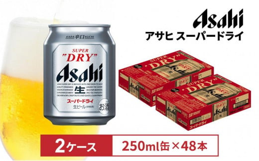 アサヒビール　スーパードライ250ml缶　24本入　2ケース