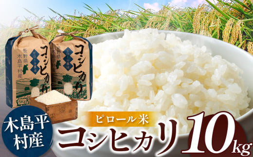 木島平産 コシヒカリ ピロール米 約10kg | 米 白米 精米 特別栽培米 コシヒカリ こしひかり ピロール米 お米 おこめ 減農薬 長野県 木島平村 信州 1293968 - 長野県木島平村