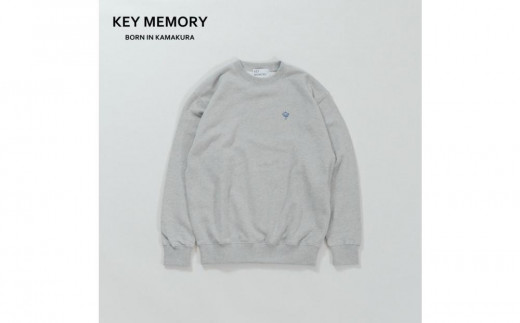 《1》【KEYMEMORY 鎌倉】KEY MEMORYスウェットaw24 GRAY 1552835 - 神奈川県鎌倉市