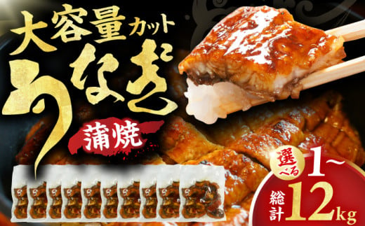 [選べる定期便]中国産ニホンウナギ 大容量刻み鰻個食パック 計1kg(100g×10P) うなぎ ウナギ 小分け 10パック 1キロ 広川町 / イールファクトリー株式会社 [AFBS001]