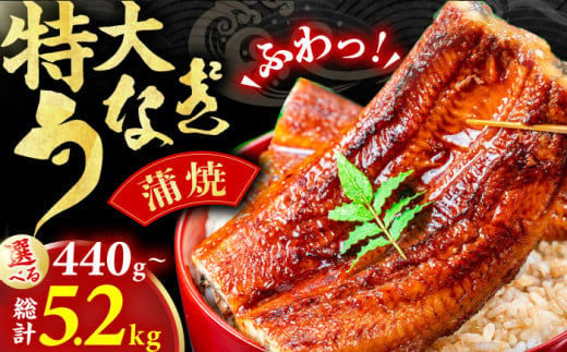 [選べる定期便]中国産ニホンウナギ 特大蒲焼(220g×2尾)魚 魚介 うなぎ ウナギ 土用の丑の日 鰻 大きい かば焼き 蒲焼き 広川町 / イールファクトリー株式会社 [AFBS005]