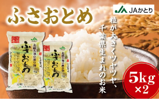 令和6年産 新米 ふさおとめ精米 10kg（5kg×2）【千葉県神崎町産】[001-a006]