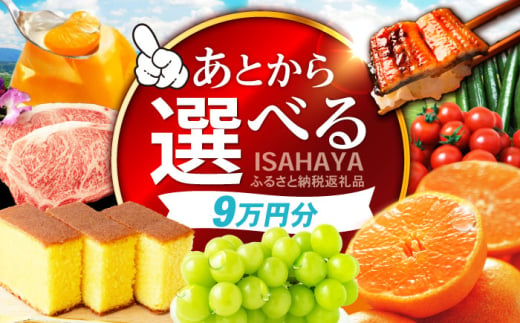 【あとから選べる】諫早市 ふるさと納税返礼品 9万円分 / あとから寄附 あとからギフト 選べる寄附 9万円 90000円 / 諫早市 [AHDC028] 1555153 - 長崎県諫早市