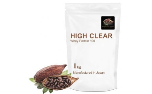 HIGH CLEAR WPC ホエイプロテイン100 プレミアムココア味 1kg | 国産 日本製 SDGs ぷろていん タンパク質 たんぱく質 ビタミン 栄養 健康 筋トレ トレーニング 宮城県 七ヶ浜 | hk-wpc-1000-co