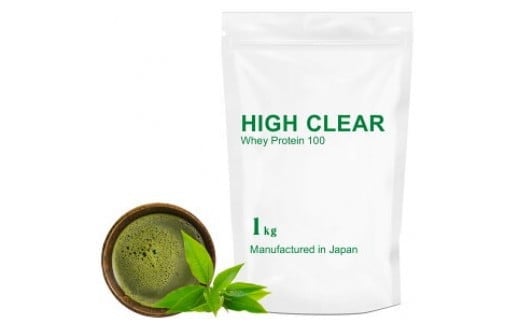 HIGH CLEAR WPC ホエイプロテイン100 プレミアム抹茶味 3kg (1kg×3袋) | 国産 日本製 SDGs ぷろていん タンパク質 たんぱく質 ビタミン 栄養 健康 筋トレ トレーニング 宮城県 七ヶ浜 | hk-wpc-3000-mc