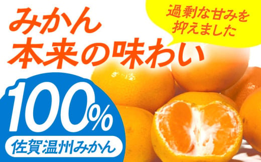 佐賀県江北町のふるさと納税 【佐賀県産温州みかん使用】人気上昇中！さがみかん100　1L×6本【JAさが 杵島支所】果汁100% 濃縮還元 [HAM039]