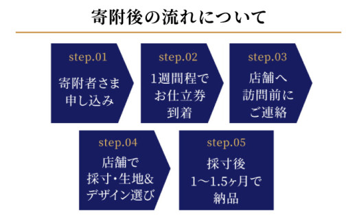【高級インポート服地】【御幸毛織オリジナル生地】 オーダースーツ お仕立券