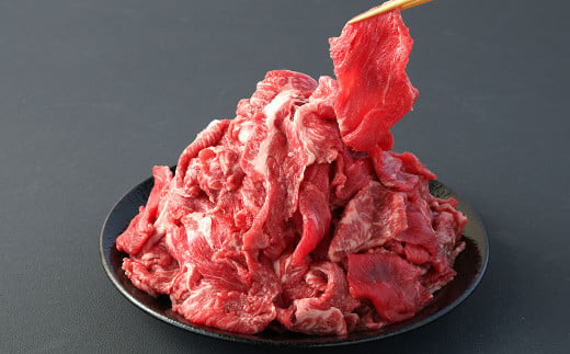 樺姫牛 【2回 定期便】 切り落とし 1kg 500g×2パック 計2kg 牛肉 ステーキ 和牛 牛 お肉 黒毛和牛 国産 九州産 熊本県産 冷凍