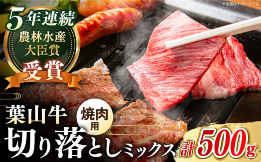 【葉山牛】500g　焼肉用ミックス（ロース、モモ、カルビ等） / 牛肉 黒毛和牛 神奈川県 特産品【葉山牛ステーキレストラン 角車】 [ASBD012] 1557887 - 神奈川県葉山町