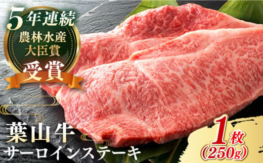 【葉山牛】250g　サーロインステーキ / 牛肉 黒毛和牛 神奈川県 特産品【葉山牛ステーキレストラン 角車】 [ASBD016] 1557891 - 神奈川県葉山町