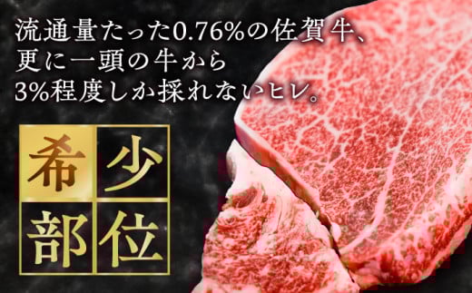 佐賀牛 A4 A5等級 ヒレステーキ 150g 2枚