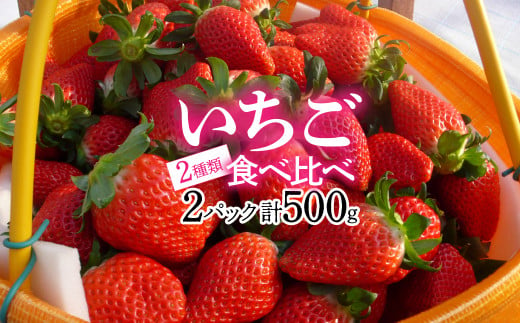 いちご食べ比べ（2種類）　250ｇ×2パック ALPAG002