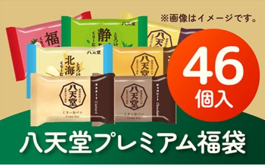 八天堂プレミアム福袋（46個）　正月 くりーむパン クリームパン 詰め合わせ 期間限定 015024 1698314 - 広島県三原市