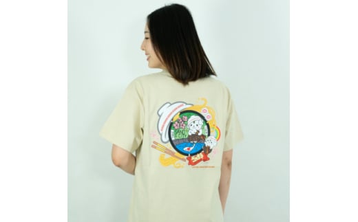 佐野市 マンホールTシャツ(さのまる)サンドベージュ Sサイズ【1534683】 1570065 - 栃木県佐野市